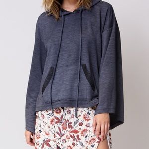 NWT-wanderlux laurna twist back in Charcoal/Navy